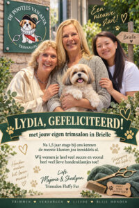Lydia gefeliciteerd